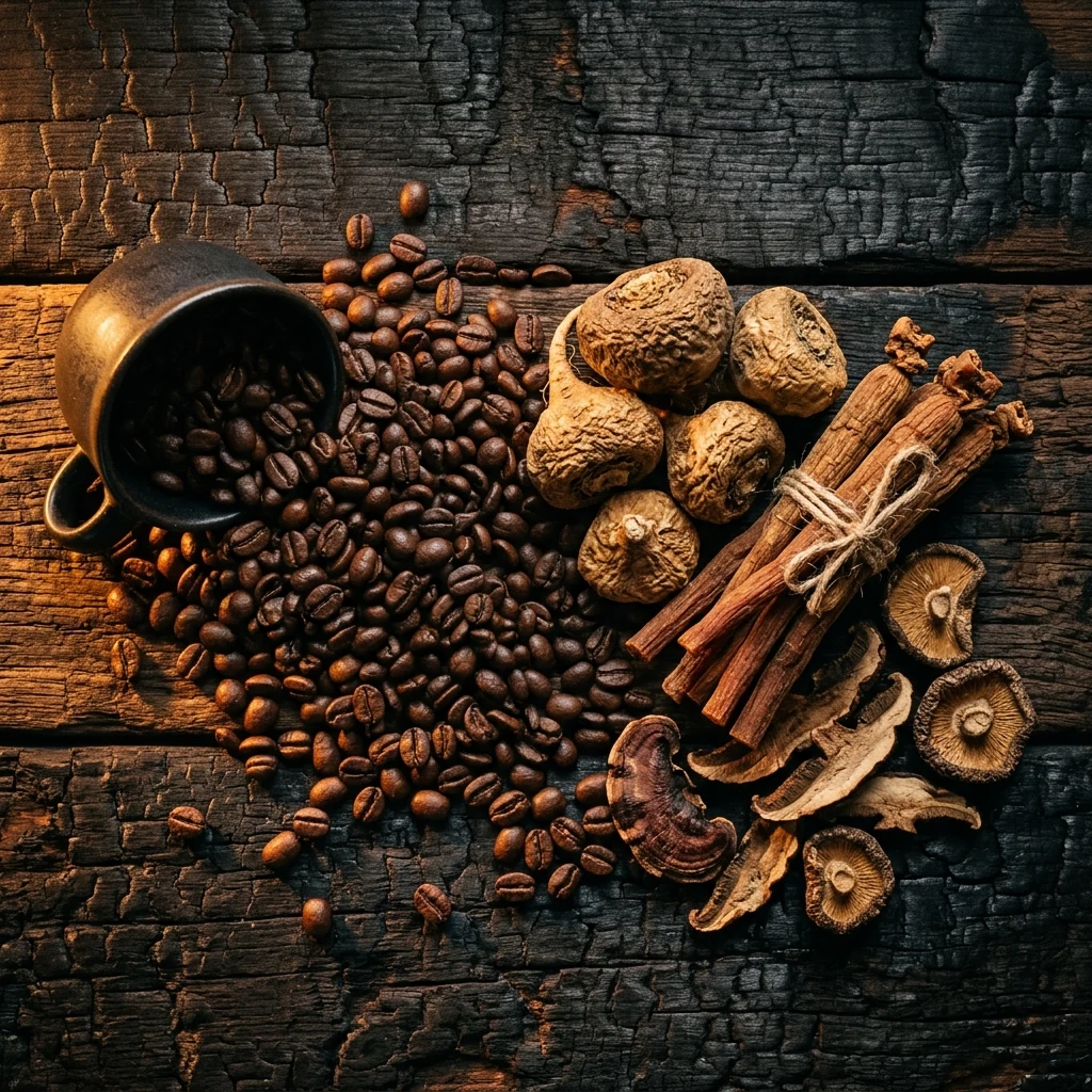 Synergistic Botanical Complex: Maca, Red Ginseng & Cordyceps